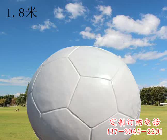 温州公园足球运动雕塑
