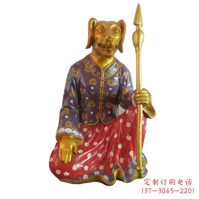 温州高端可爱的玻璃钢生肖雕塑
