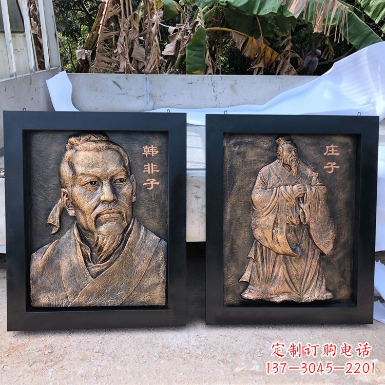 温州中领雕塑专业的古代历史名人头像雕塑定制
