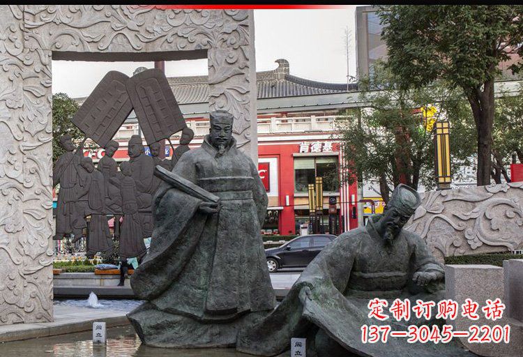 温州阎立德铜雕名人雕塑精美绝伦