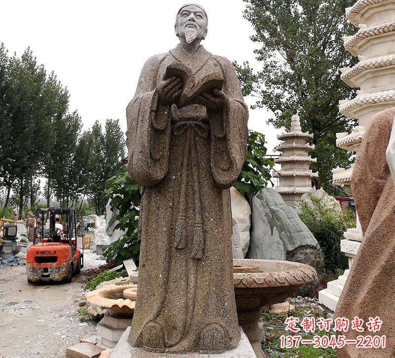 温州古代名医李时珍石雕