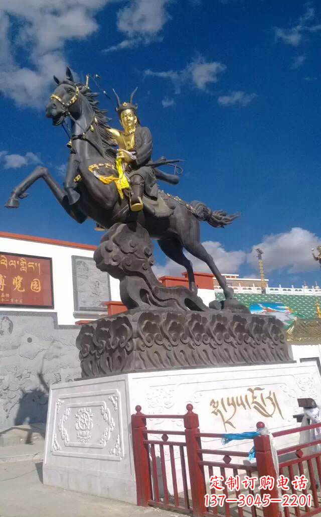 温州古代骑马人物雕塑