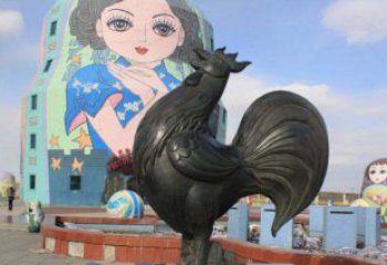 温州艺术精美的公鸡雕塑
