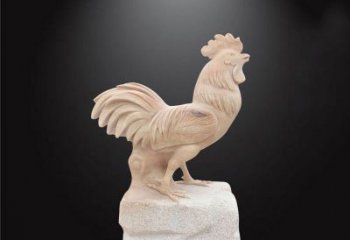 温州公园动物公鸡石雕