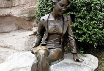 温州中领雕塑精美 静谧 的女人铜雕
