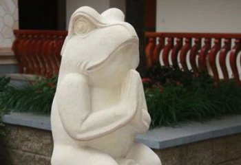 温州中领雕塑精美绝伦的青蛙石雕