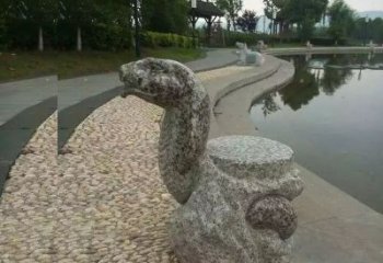 温州中领雕塑-十二生肖蛇石雕