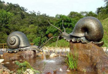 温州中领雕塑-艺术精美蜗牛铜雕
