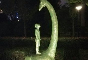 温州壮观绝伦的长颈鹿雕塑