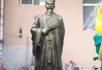 温州中领雕塑经典传承，诸葛亮铜雕！
