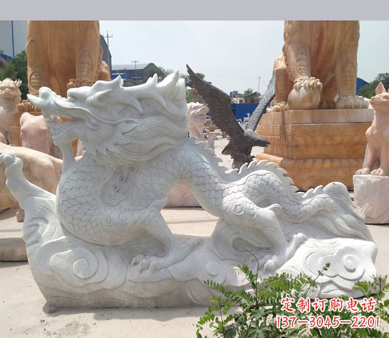 温州古代镇宅动物龙石雕