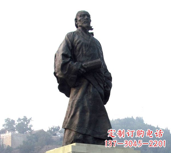 温州中领雕塑司马迁雕像,正宗传承古代文化
