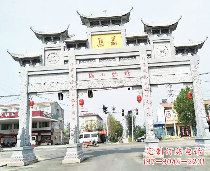 温州牌坊雕塑:传承古典文化,新的艺术精粹