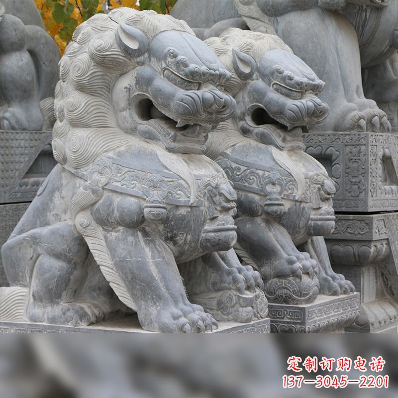 温州故宫青石狮子