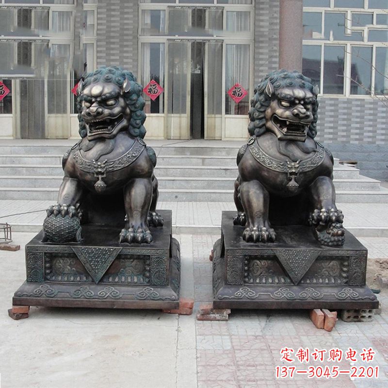 温州故宫狮子雕塑,精美绝伦,给您不一样的视觉享受