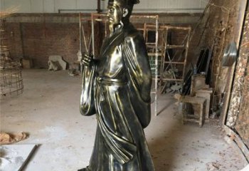 温州千古经典——代表古代艺术审美的王羲之雕塑