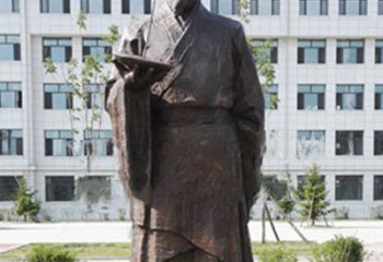 温州传承古代珍贵文化—祖冲之铜雕塑