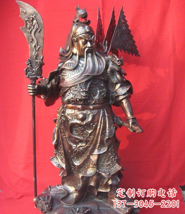 温州中领雕塑:以关公雕塑打造您的定制之作