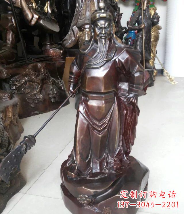 温州中领雕塑&关公铜雕