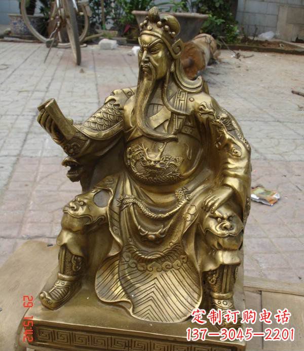 温州专业定制关公铜雕
