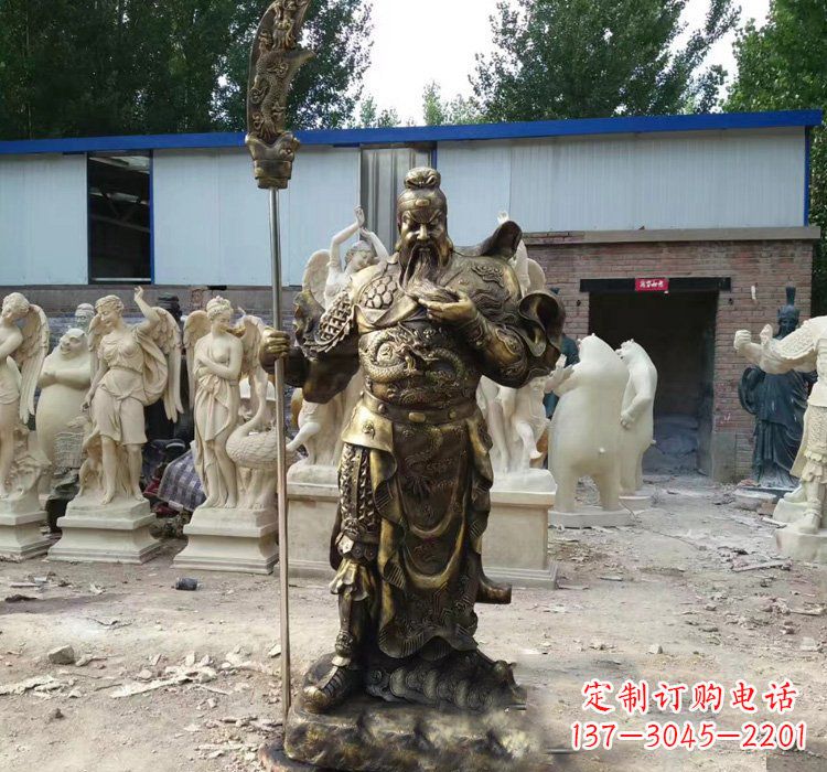 温州精致古典,尊贵典雅--关公铜雕定制