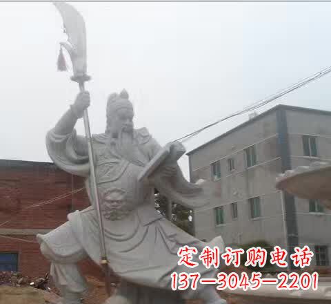 温州关公看书石雕