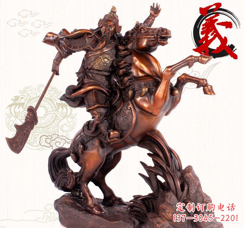 温州中领雕塑:脱胎于古代传奇的关公铜雕