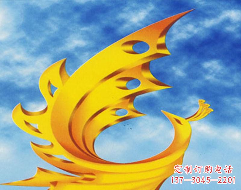 温州欣赏高贵凤凰雕塑