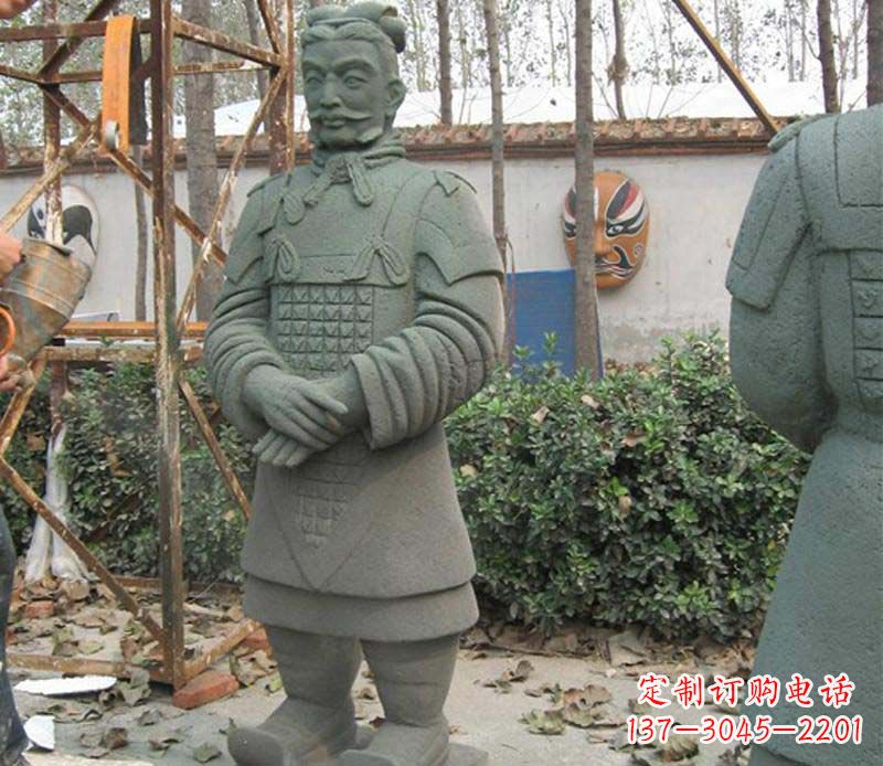 温州广场兵马俑石雕