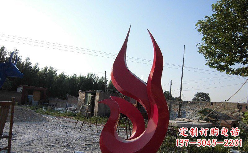温州广场不锈钢抽象凤凰雕塑_1 (2)