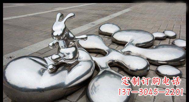 温州卓越不锈钢兔子雕塑