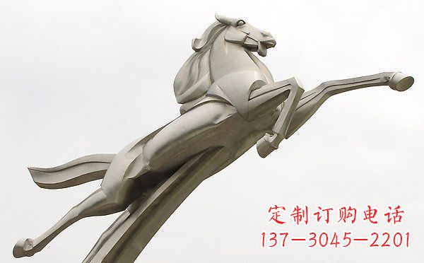 温州精美不锈钢一马当先雕塑