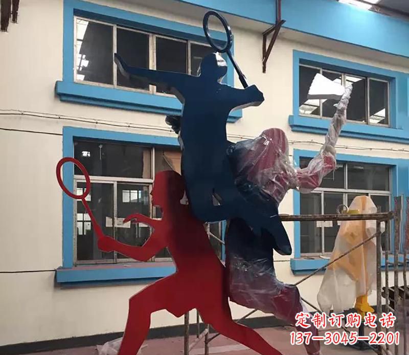 温州2英寸不锈钢羽毛球雕塑