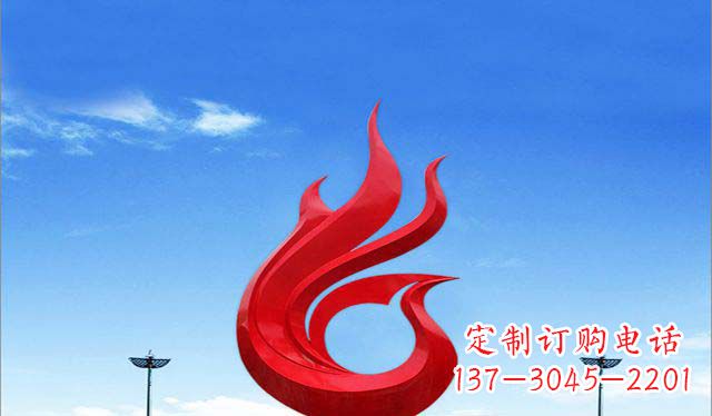 温州优雅定制,高贵不锈钢凤凰雕塑