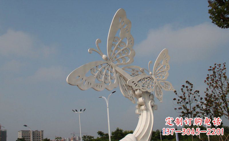温州完美的蝴蝶不锈钢雕塑