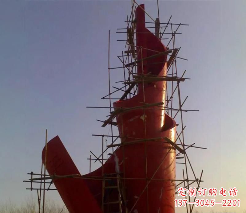 温州广场不锈钢火炬景观雕塑
