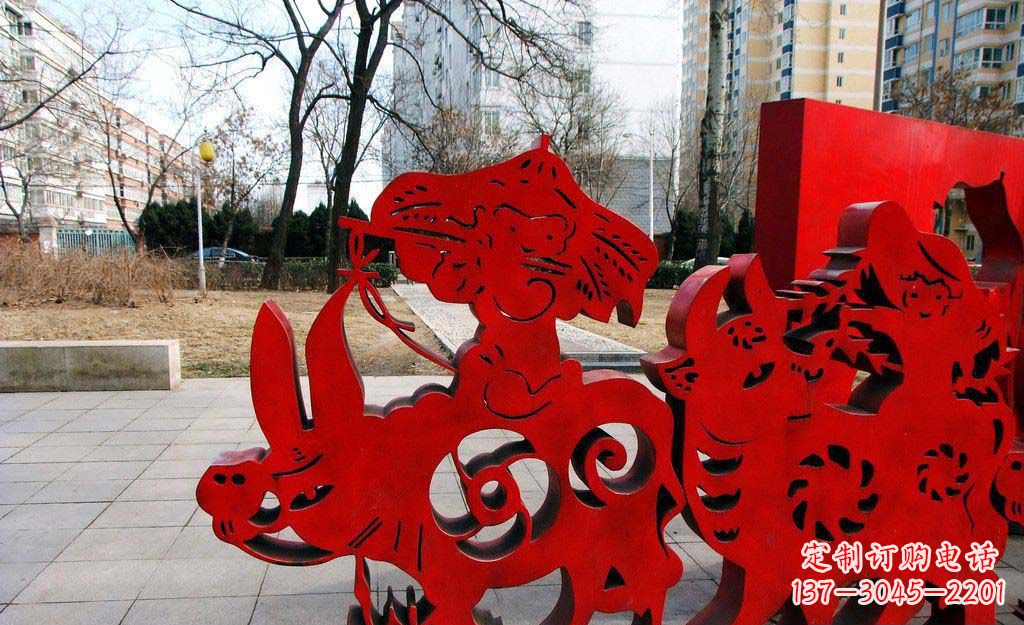 温州超乎想象的精致牧童雕塑