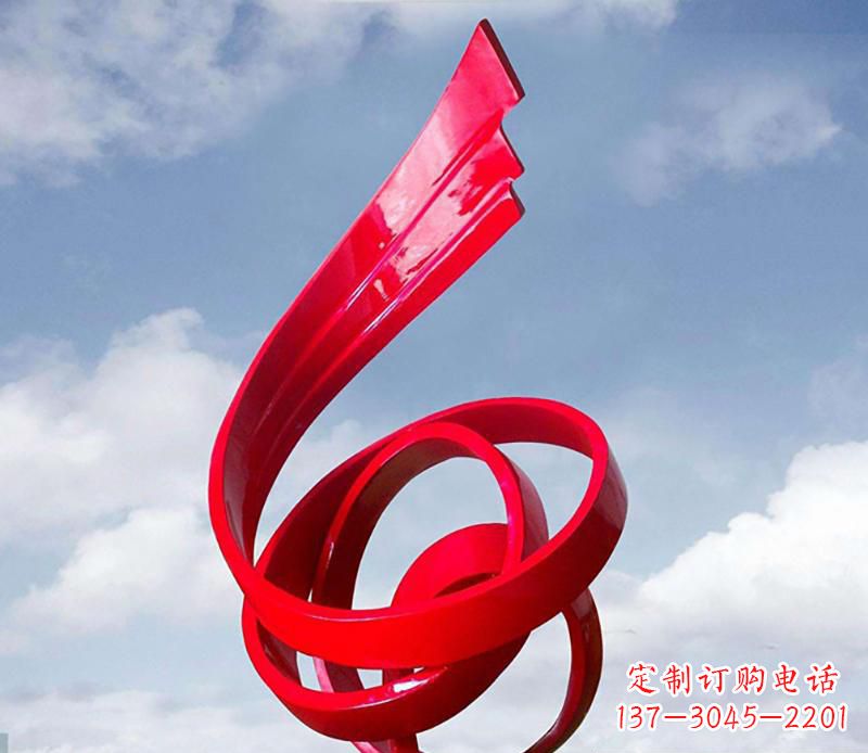 温州中领雕塑为您定制翅膀抽象雕塑