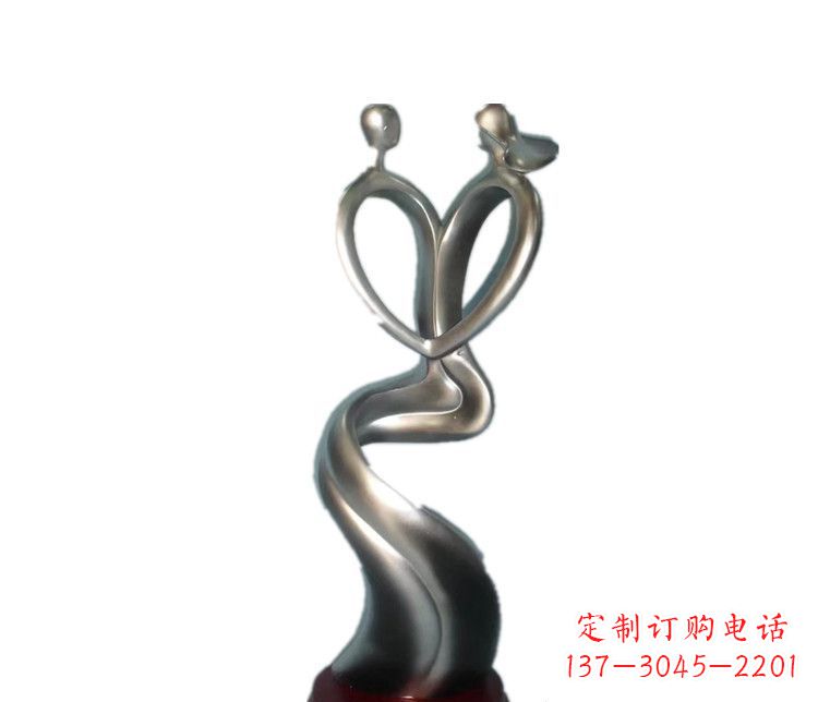 温州爱的象征——不锈钢情侣雕塑