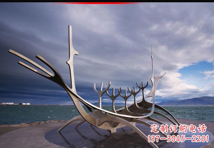 温州广场不锈钢树枝景观雕塑