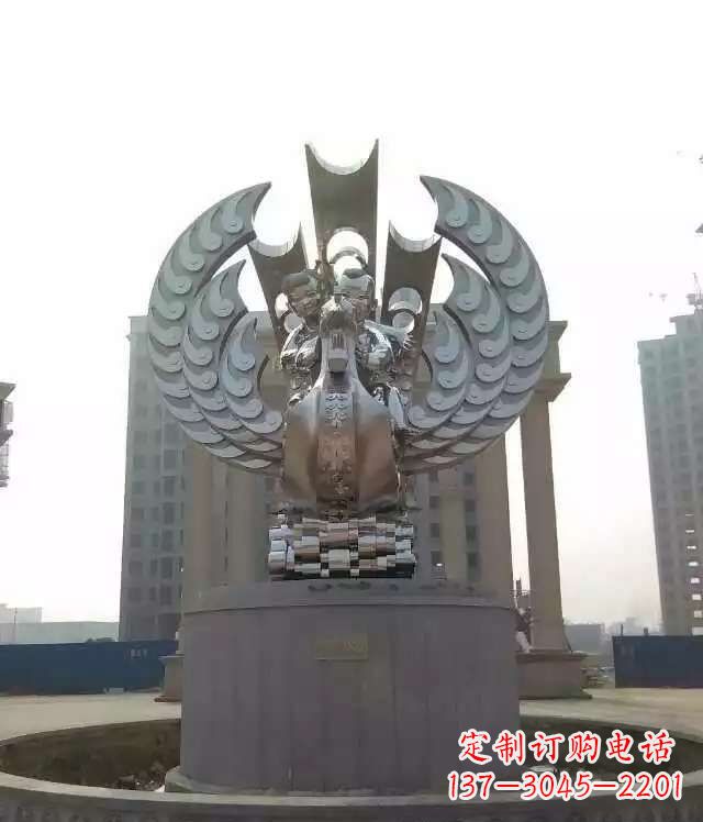 温州欣赏美丽的不锈钢凤凰雕塑