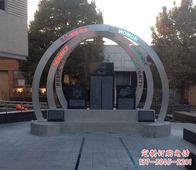 温州创意无限的不锈钢圆环雕塑