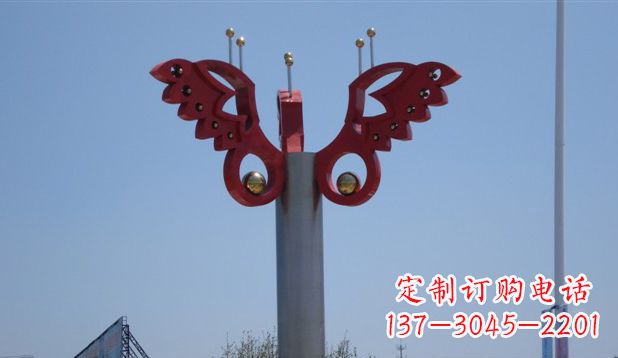 温州欣赏精美蝴蝶雕塑,感受生活的美好