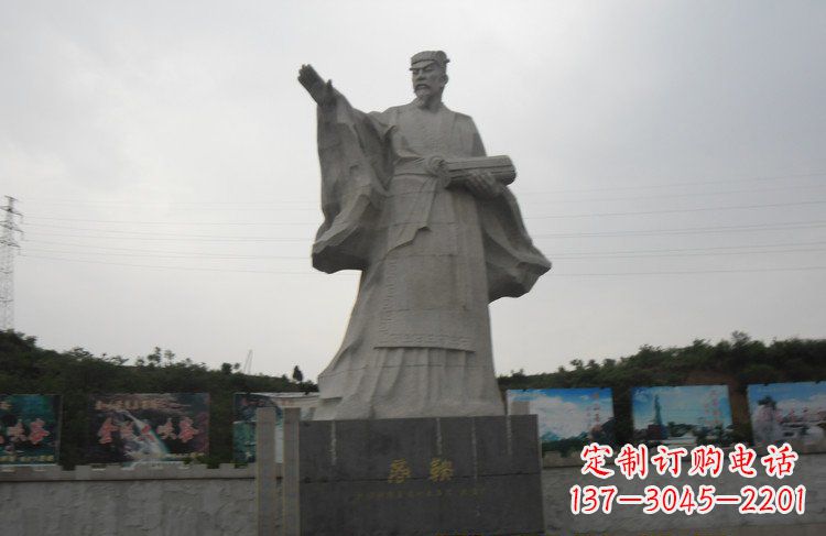 温州高级大理石商鞅雕塑,传承古老文化
