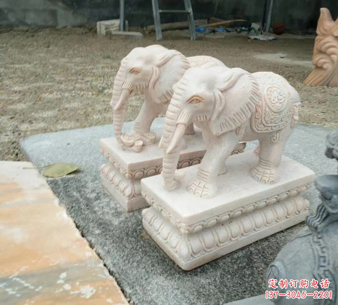 温州汇聚大象精神的石雕大象