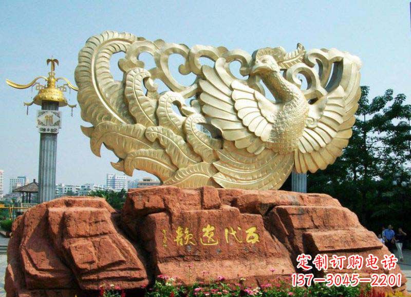 温州中领雕塑凤凰雕塑,精美绝伦