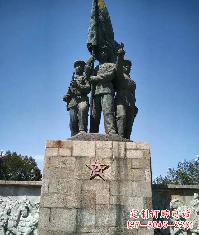 温州广场革命战士纪念铜雕