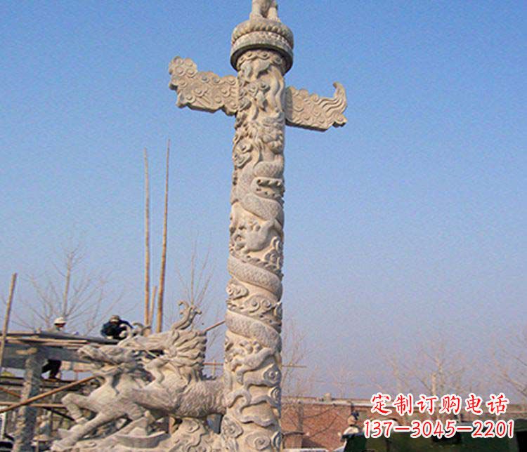 温州广场华表景观石雕