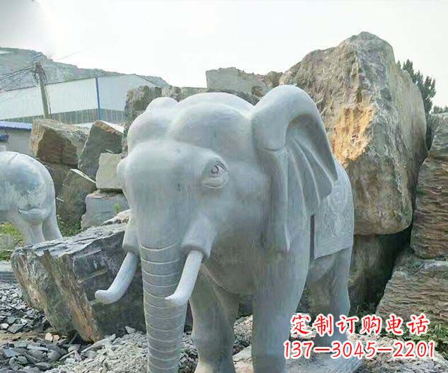 温州浓情大象雕塑,让爱更深刻