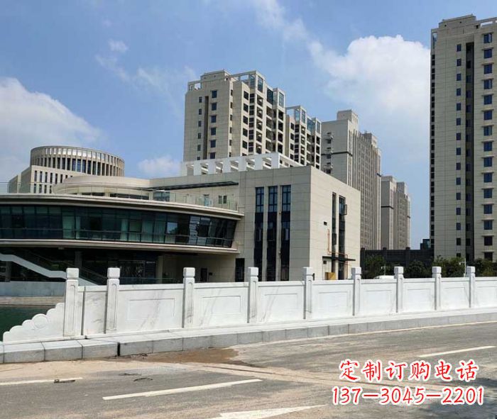 温州广场景观大理石栏板雕塑